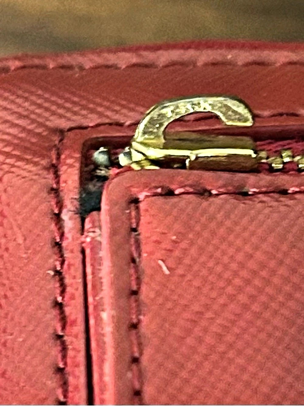 Badgley Mischka Red Patent Zip-Around Continental Wallet - Picture 8 of 8